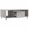 vidaXL Coffee Table Grey Sonoma 90x50x36.5 cm Engineered Wood