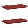 vidaXL 2-Piece Bench Cushions VIANEN 100% Polyester Red