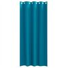 vidaXL Blackout Curtains with Rings 2 pcs Turquoise 225 x 140 cm