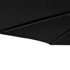 vidaXL Garden Parasol with Steel Pole Black 225x225x212 cm