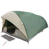vidaXL Tunnel tent 10-Person Waterproof Green Taffeta