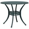 vidaXL Garden Table Green &Oslash;90x75 cm Cast Aluminium