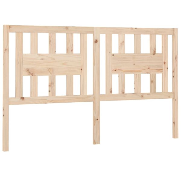 vidaXL Headboard 166x4x100 cm Solid Wood Pine