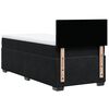 vidaXL Box Spring Bed with Mattress Black 90x190 cm Velvet