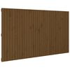 vidaXL Wall Headboard Honey Brown 204x3x110 cm Solid Wood Pine