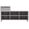 vidaXL Shoe Cabinet Grey Sonoma 102x36x60 cm Engineered Wood