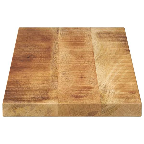 vidaXL Table Top 80x30x2.5 cm Rectangular Solid Wood Rough Mango