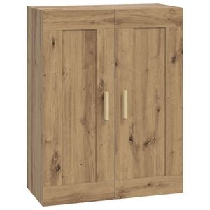 vidaXL Wall Cabinet Wall-Mounted Artisan oak 69.5 x 34 x 90 cm