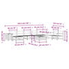 vidaXL 10 Piece Garden Sofa Set Solid Wood Douglas Fir