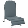 vidaXL Sun Lounger Cushion GEMERT 100% Polyester Blue 55 x 135 x 6 cm