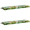 vidaXL 2-Piece Bench Cushions SOEST 2 pcs 100% Polyester Multicolour