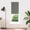vidaXL Roller Blind Blackout Grey 85x230 cm Fabric Width 80.7 cm Polyester