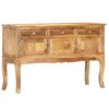 vidaXL Sideboard 110x35x75 cm Solid Mango Wood