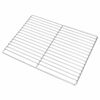 vidaXL Grill Grate Silver 40 x 30 cm Stainless Steel