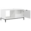 vidaXL Coffee Table High Gloss White 90 x 49 x 46 cm Engineered Wood
