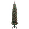 vidaXL Artificial Christmas Tree with 300 LEDs with Stand Green 180 cm