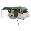 vidaXL Tunnel Tent 10-Person Green Polyester and Steel