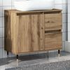 vidaXL Bathroom Cabinet Artisan Oak 65x33x60 cm Engineered Wood