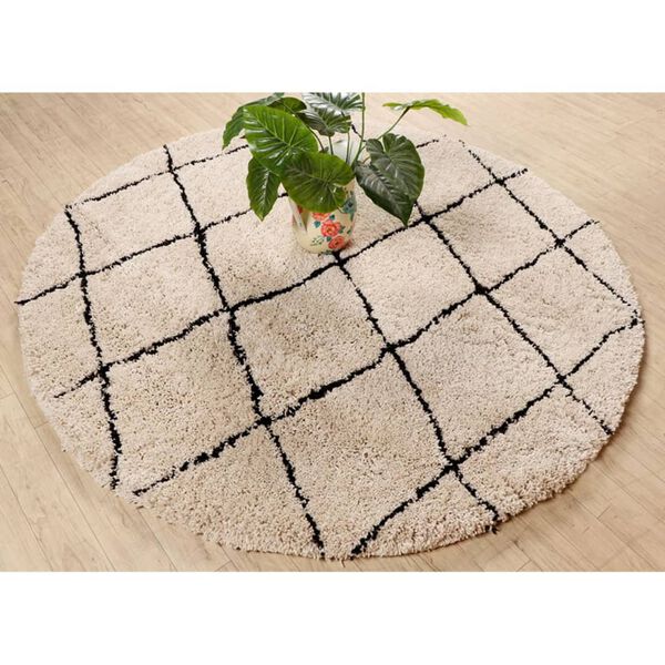 Dutch Lifestyle Rug Berlin Sanft 150 cm Round Beige