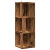 vidaXL Corner Cabinet Old Wood 33x33x100 cm Engineered Wood