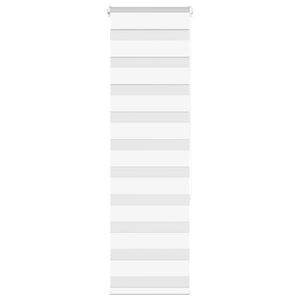 vidaXL Zebra Blind White 50x150 cm Fabric Width 45.9 cm Polyester