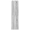 vidaXL Shoe Rack Grey Sonoma 60x25x100 cm Engineered Wood