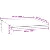 vidaXL Automatic Retractable Awning Burgundy 500x350 cm