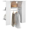 vidaXL Hallway Cabinet White 97.5x37x99 cm Engineered Wood