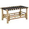 vidaXL Garden Bench 80 x 38 x 40 cm Bamboo Natural Rectangular