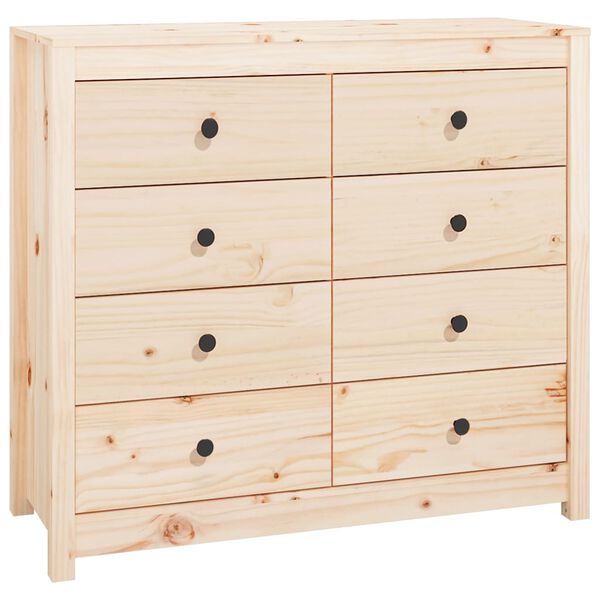vidaXL Side Cabinet 100x40x90 cm Solid Wood Pine