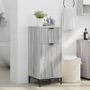 vidaXL Bathroom Cabinet with Drawer Grey Sonoma 39.5 x 36 x 88 cm