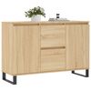 vidaXL Sideboard Sonoma Oak 101.5x35x70 cm Engineered Wood
