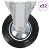vidaXL 32 pcs Fixed Casters 160 mm