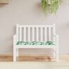 vidaXL Garden Bench Cushion Floral Green 100 x 50 x 4 cm Oxford fabric