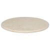 vidaXL Table Top Cream &Oslash;60x2.5 cm Marble
