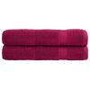 vidaXL Premium Sauna Towels SOLUND 2pcs Bordeaux 80x200cm 600gsm