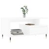 vidaXL Coffee Table White 90x49x45 cm Engineered Wood