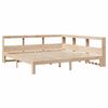 vidaXL Bookcase Bed without Mattress 200x200 cm Solid Wood Pine