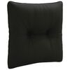 vidaXL Back Cushion PUTTEN 100% Polyester Black 40 x 40 x 10 cm
