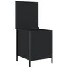vidaXL Storage Bench Black 40x42.5x50 cm Engineered Wood