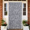 vidaXL Fly Curtain Silver 100x200 cm Chenille