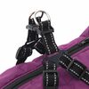 vidaXL Dog Coat with Harness Waterproof Reflective Purple 3XL