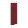 vidaXL Pleated Blind Bordeaux Red 40x150 cm Fabric Width 39.4 cm Polyester