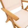 vidaXL Folding Garden Chairs 8 pcs Solid Wood Acacia and Textilene