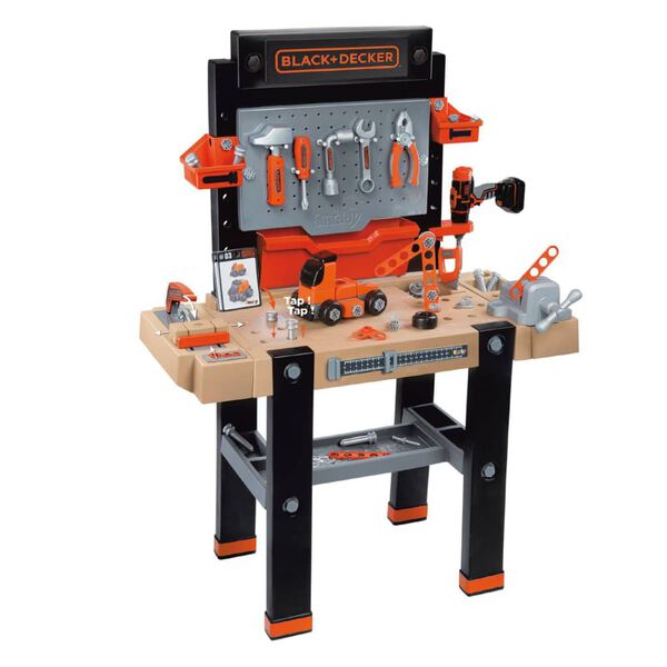 Smoby Kids Workbench BLACK+DECKER Bricolo Ultimate
