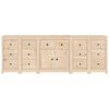 vidaXL Sideboard 230x35x80 cm Solid Wood Pine