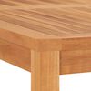 vidaXL Garden Dining Table 120x120x77 cm Solid Teak Wood