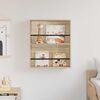 vidaXL Magazine Rack Sonoma Oak 60 x 12 x 70 cm Engineered Wood