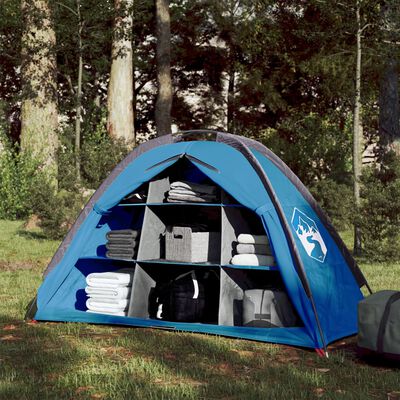 vidaXL Storage Tent 9 Compartments Blue 125x50x68 cm 185T Taffeta