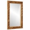 vidaXL Mirror Wall-mounted with Mirror Brown 70 x 50 x 3 cm Glass